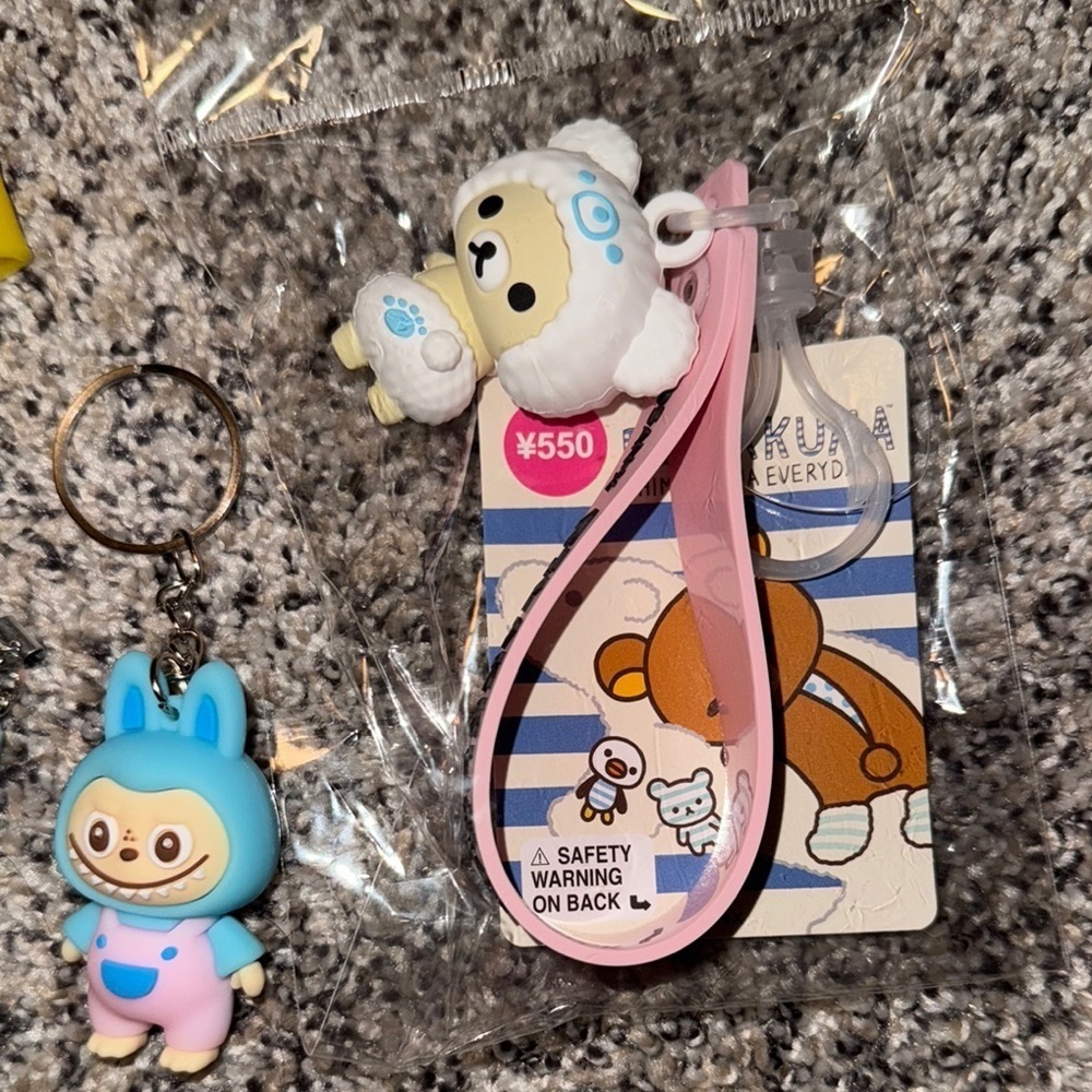 Cute Character Keychain Set labubu included - Picture 4 of 4